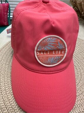Salt Life Coral Pink Patch Cap